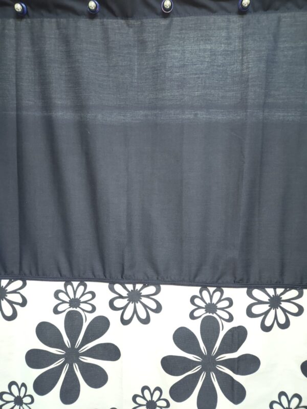 Cortina Azul Flor Azul 200x200 cms Medida Especial  SKU 214 - Imagen 3