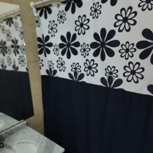 Cortina  Azul Flor Azul  200 x 200 cms SKU 216