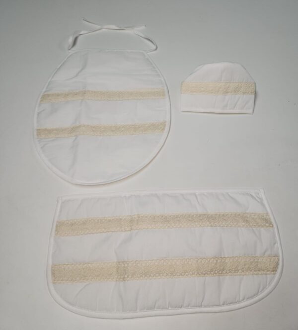 Accesorio baño color crudo,  Sku 0201