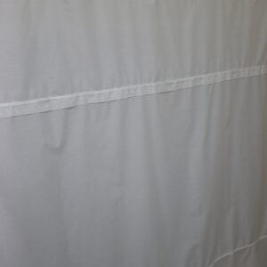 Cortina y Set Baño 5 Piezas Broderie Blanco 180x180 cms SKU 1478348