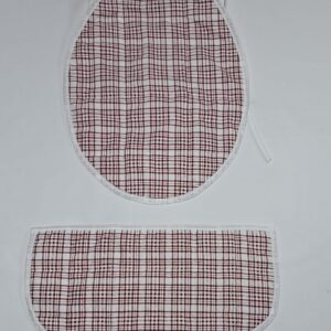 Accesorio baño diseño burdeo cuadrille, SKU 0220